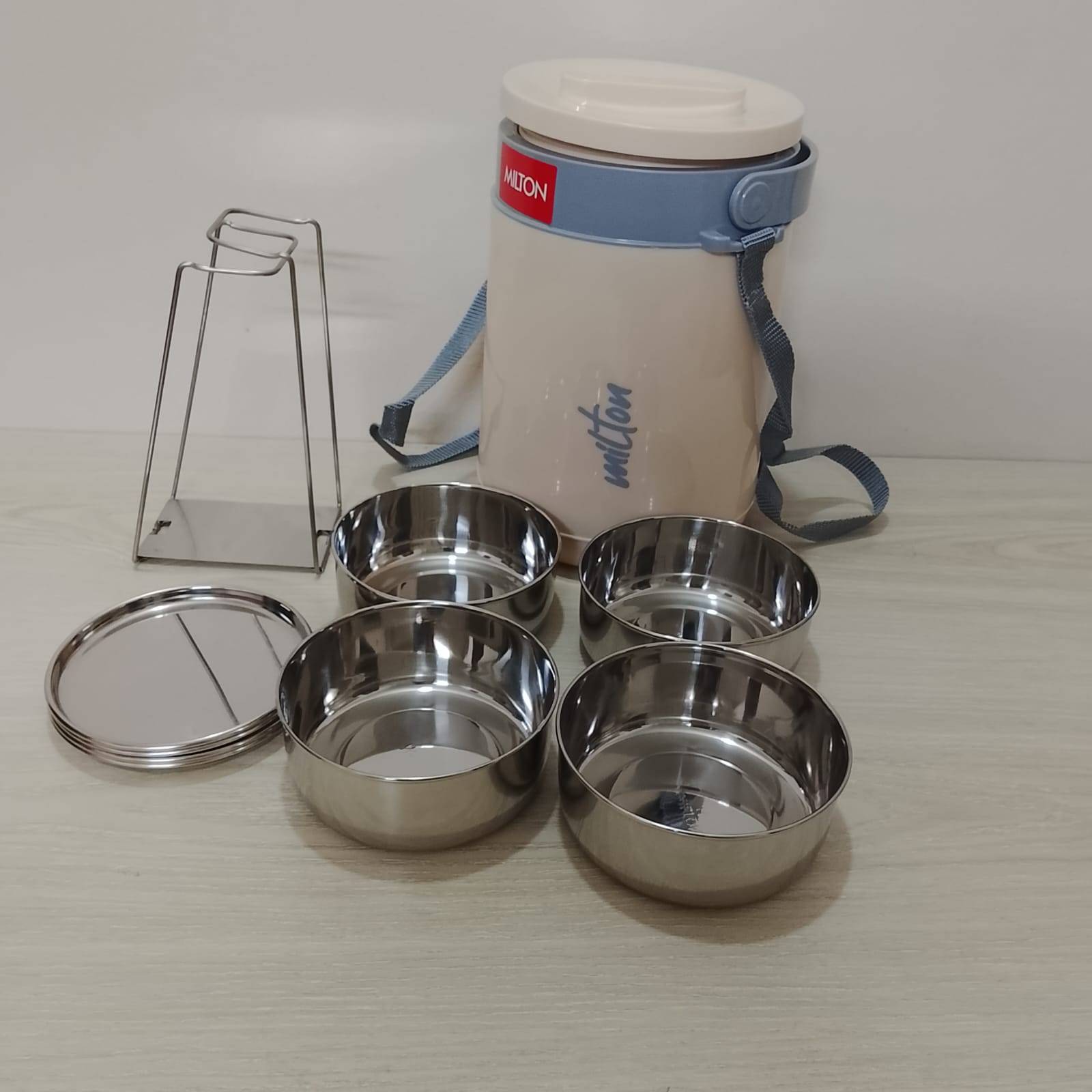 Milton Classic Tiffn 4 Stainless Steel Lunch Box